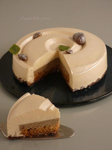 Tarta Semifrío Vainilla y Castaña