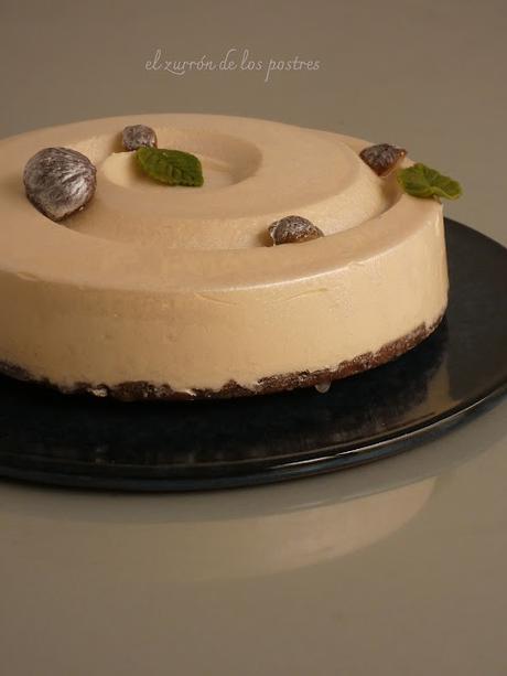 Tarta Semifrío Vainilla y Castaña