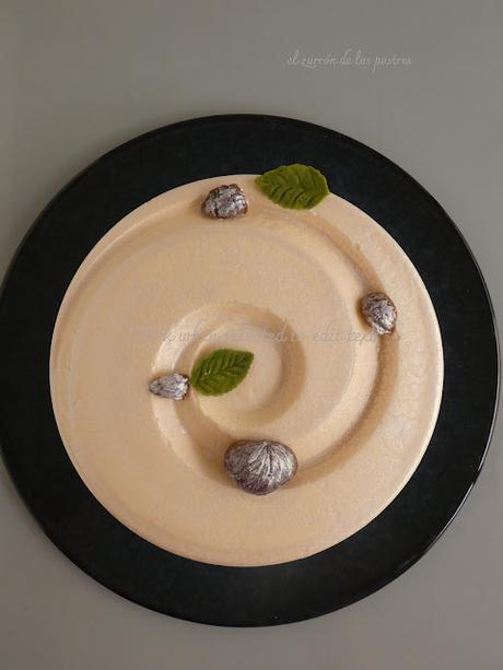 Tarta Semifrío Vainilla y Castaña