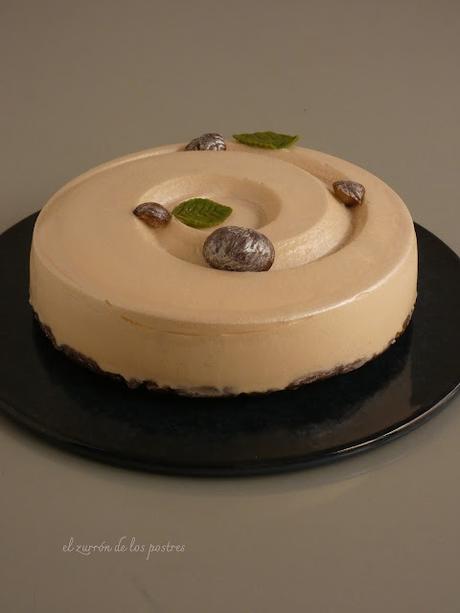 Tarta Semifrío Vainilla y Castaña