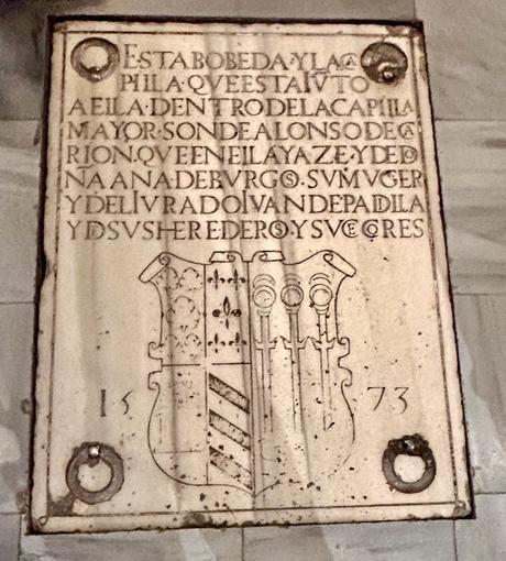 La Iglesia de Santa Catalina (19): la Capilla de los Carranza o de la Anunciación y Coronación de la Virgen.