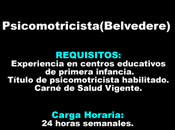 Psicomotricista(Belvedere)