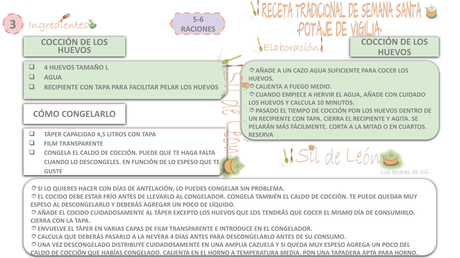 RECETA POTAJE DE GARBANZOS DE VIGILIA SEMANA SANTA LOSTELARESDESIL BY SILDELEON