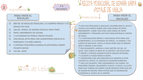 RECETA POTAJE DE GARBANZOS DE VIGILIA SEMANA SANTA LOSTELARESDESIL BY SILDELEON