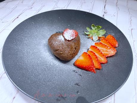 Coulant de chocolate en airfryer Coulant de chocolate en airfryer