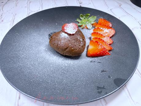 Coulant de chocolate en airfryer Coulant de chocolate en airfryer