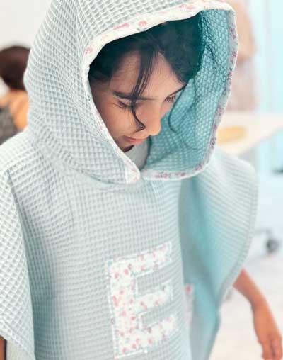 Patrones y explicaciones para confeccionar un poncho de surf poncho surf tutorial