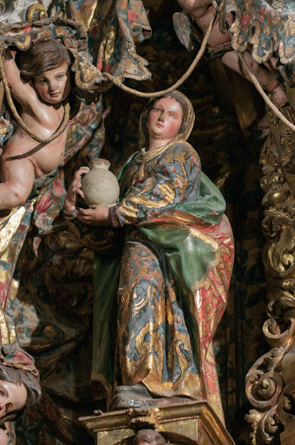 La Iglesia de Santa Catalina (20): la Capilla Sacramental (1). El Retablo de la Capilla Sacramental.