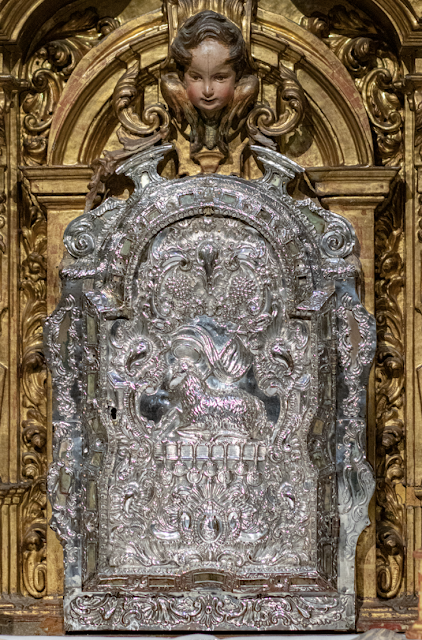 La Iglesia de Santa Catalina (20): la Capilla Sacramental (1). El Retablo de la Capilla Sacramental.