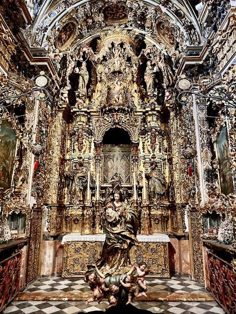 La Iglesia de Santa Catalina (20): la Capilla Sacramental (1). El Retablo de la Capilla Sacramental.
