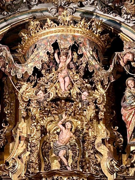 La Iglesia de Santa Catalina (20): la Capilla Sacramental (1). El Retablo de la Capilla Sacramental.