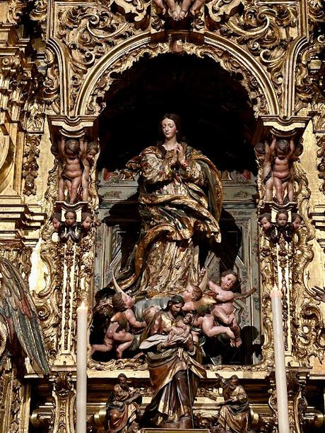 La Iglesia de Santa Catalina (20): la Capilla Sacramental (1). El Retablo de la Capilla Sacramental.