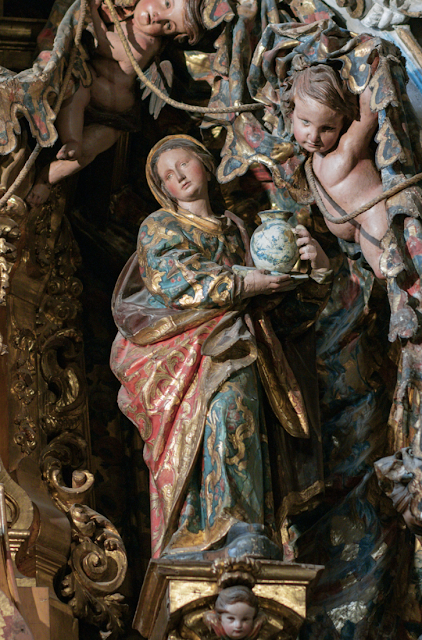 La Iglesia de Santa Catalina (20): la Capilla Sacramental (1). El Retablo de la Capilla Sacramental.