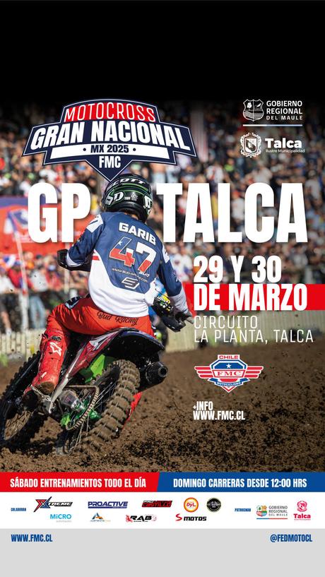 Chile: Gran Nacional de Motocross larga temporada en Talca