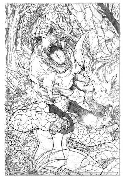 Superhéroes y dinosaurios (XL): Power Girl