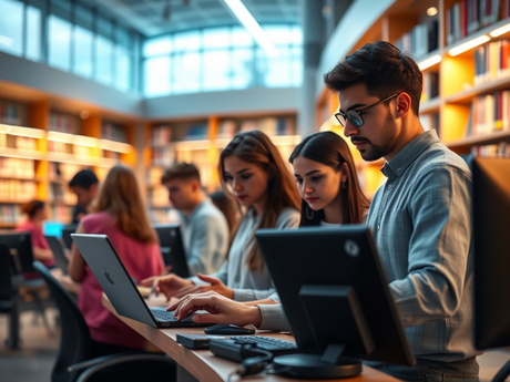 Análisis comparativo de la integración, la educación y la divulgación de la IA en las bibliotecas universidades
