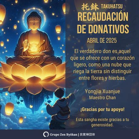 Recaudación de donativos para abril de 2025