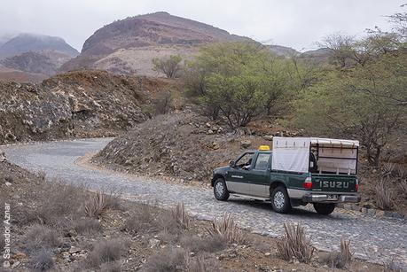 Viajando en aluguer, por Cabo Verde