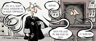 De las viñetas de humor del blog de hoy jueves, 3 de abril de 2025