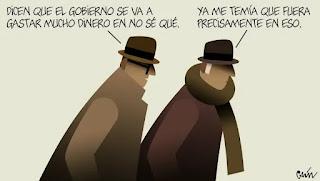 De las viñetas de humor del blog de hoy jueves, 3 de abril de 2025