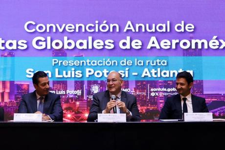 Aeroméxico y San Luis Capital estrechan lazos con nueva ruta San Luis Potosí–Atlanta