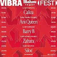 Horarios Vibra Mahou Fest Valladolid 2025 en el Recinto Ferial