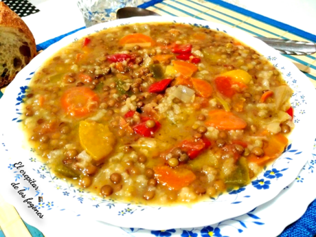 LENTEJAS ESTOFADAS CON VERDURAS LENTEJAS ESTOFADAS CON VERDURAS