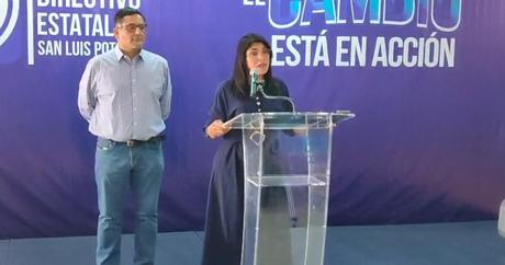 Verónica Rodríguez afirma seguir al frente del PAN en SLP tras sentencia del Tribunal Electoral