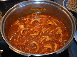 Calamares en salsa americana