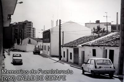 Calle de Getafe en 1980