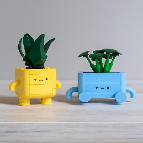 Descubriendo Las Plantas Felices De LEGO