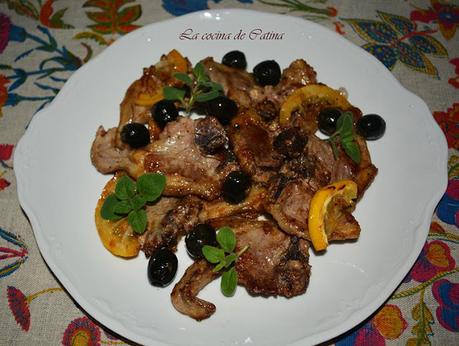 Costillas de cordero con limón Costillas de cordero con limón