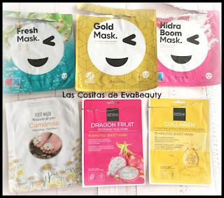 Mascarillas faciales terminadas Deliplus, Gabriela Salvete y pies IDC Institute mascarillas faciales pies terminadas empties mask sheetmask beauty belleza Deliplus Gabriela Salvete IDC Institute blog de belleza blogger beautyblogger microinfluencers low cost nuevo post news