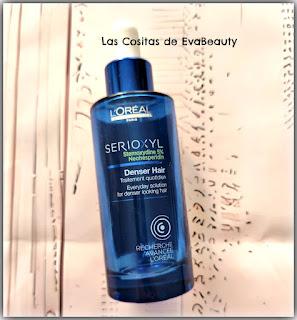 nuevo post blog de belleza beauty higiene low cost Densificador capilar SERIOXYL de Loreal productos terminados acabados empties opinion review