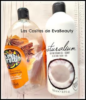 Geles de baño terminados empties de Farmona y Naturalium acabados opinion review nuevo post new post blog de belleza beautyblogger microinfluencer blogger corporal