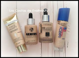 Project Pan maquillaje 2025 bases de maquillaje Christian Laurent, W7, Catrice y Rimmel Project Pan maquillaje 2025 bases de maquillaje foundation makeup reto proposito blog de belleza beautyblogger microinfluencer blogger nuevo post new trend viral