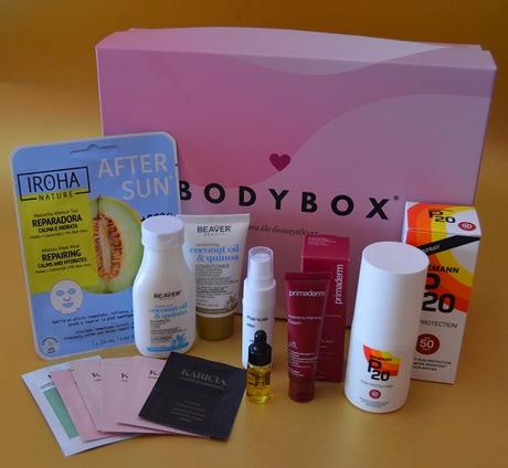 La cajita BODYBOX “Vacation” de Agosto 2025