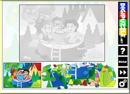 Puzzles-rompecabezas de verano. Puzzles recortables