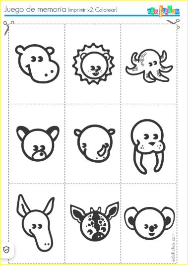 Encuentra los pares de animales