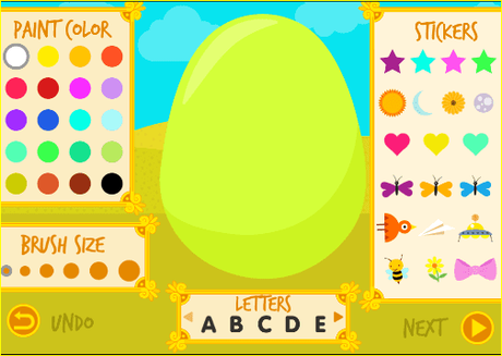 Make an easter egg. Crea un huevo de Pascua Make an easter egg. Crea un huevo de Pascua