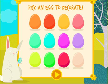 Make an easter egg. Crea un huevo de Pascua Make an easter egg. Crea un huevo de Pascua