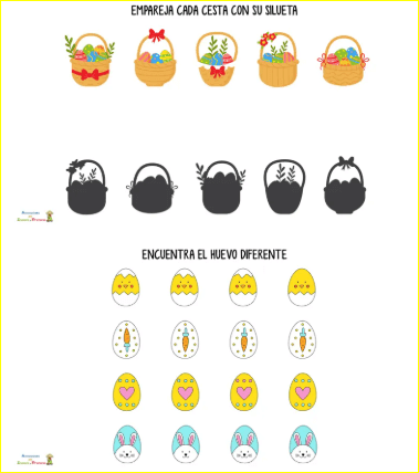 Make an easter egg. Crea un huevo de Pascua Make an easter egg. Crea un huevo de Pascua