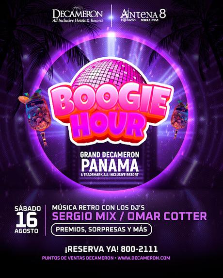 Regresan los 80 y 90 con “Boogie Hour”, una tarde temática para disfrutar en Decameron Regresan los 80 y 90 con “Boogie Hour”, una tarde temática para disfrutar en Decameron
