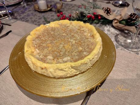 Tarta de queso y almendras facilísima