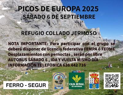 PICOS DE EUROPA 2025 - PANDETRAVE - REFUGIO COLLADO JERMOSO