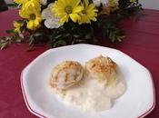 Huevos rellenos carne pisto