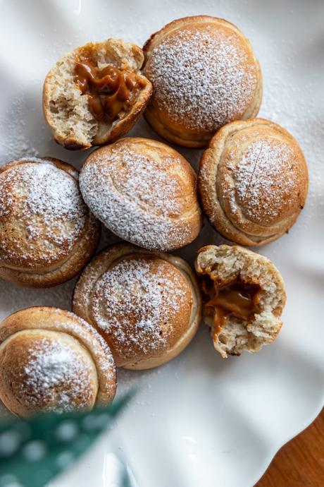 Panquecas rellenas (ebleskiver)