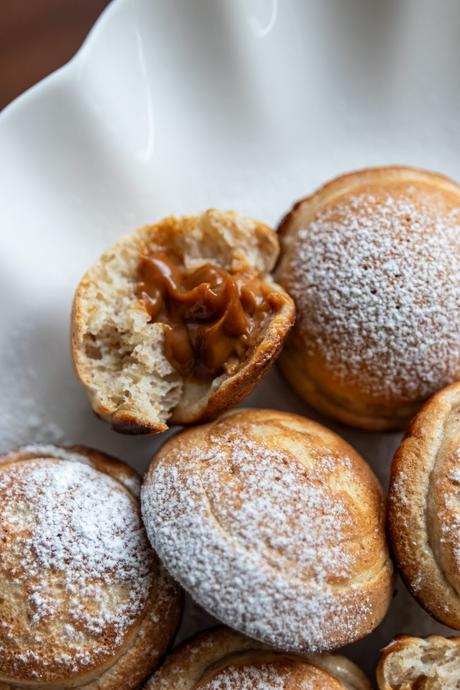 Panquecas rellenas (ebleskiver)