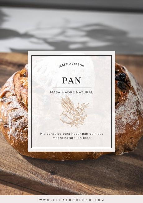 Pan de masa madre natural con pasas, canela y semillas de anís