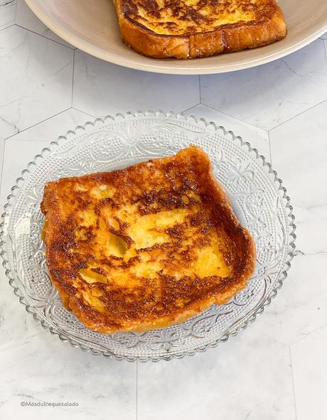 Torrijas caramelizadas con Brioche